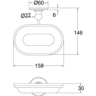 Burlington Soap Dish